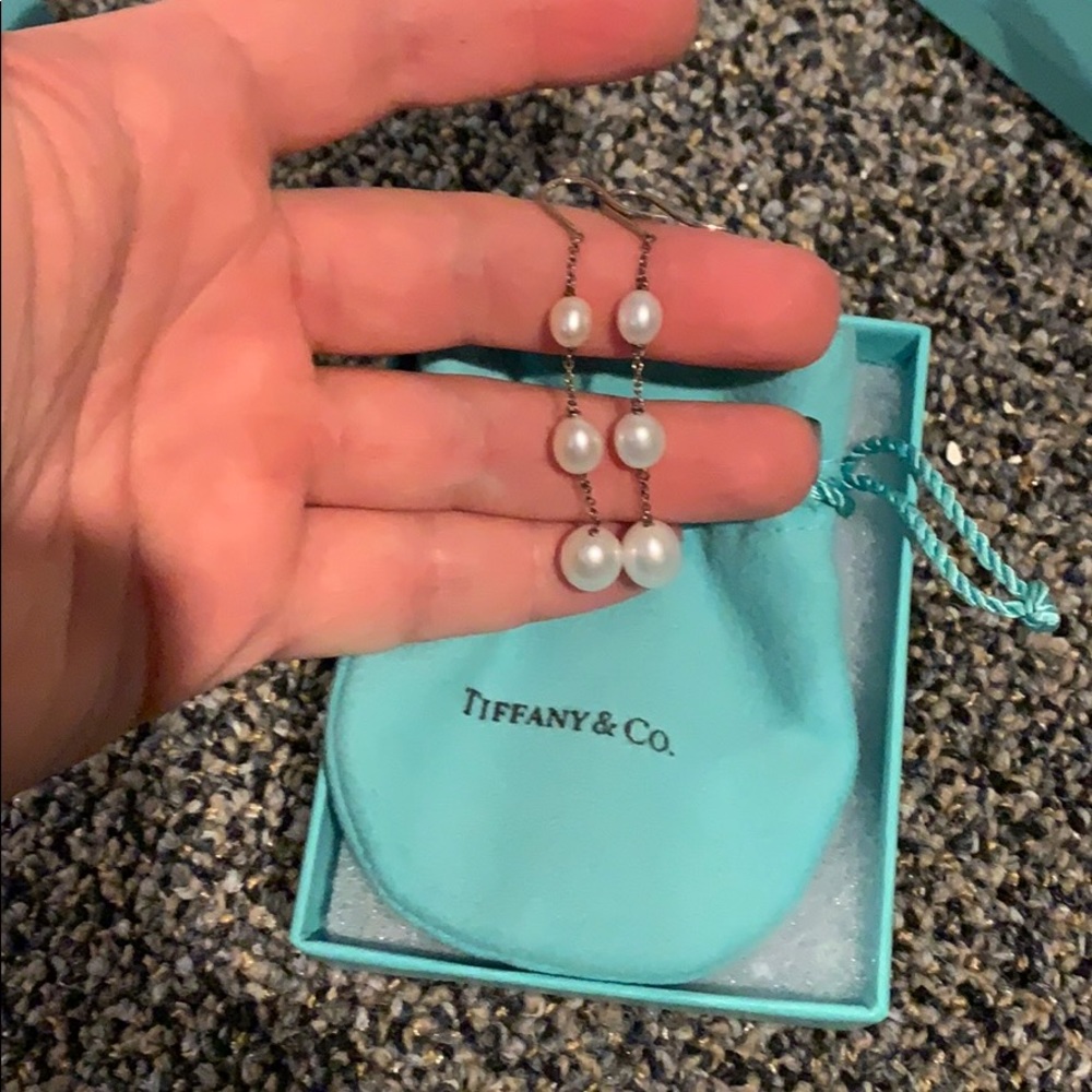 Pearls by the Yard Tiffany Earrings